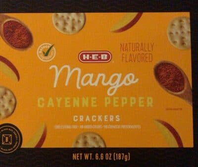 Mango Cayenne Pepper Crackers