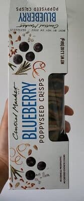 Blueberry Poppyseed Crisps
