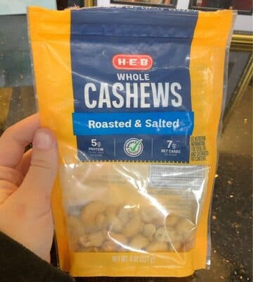 Whole Cashews Roasted & Salted