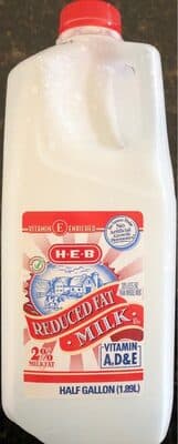 Reduced Fat Milk