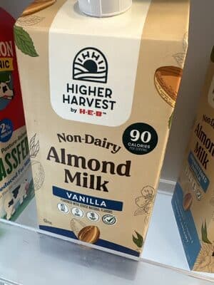 Non-Dairy Almond Milk Vanilla