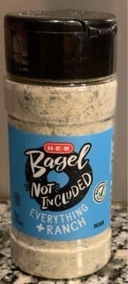 Bagel not included everything + ranch