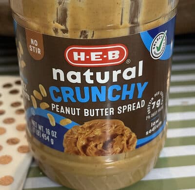Natural Crunchy Peanut Butter Spread