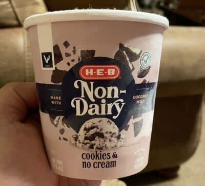 Non-Dairy Cookies & Cream Coconut Milk Ice Cream