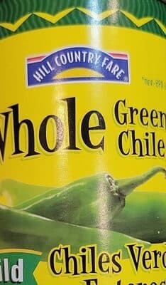 Whole Green chilis