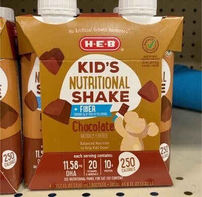 Kids nutritional shake
