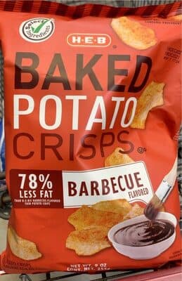 Baked potato crisps