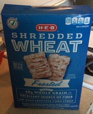 Frosted Shredded Wheat Lightly Sweetened Whole Grain Wheat Cereal