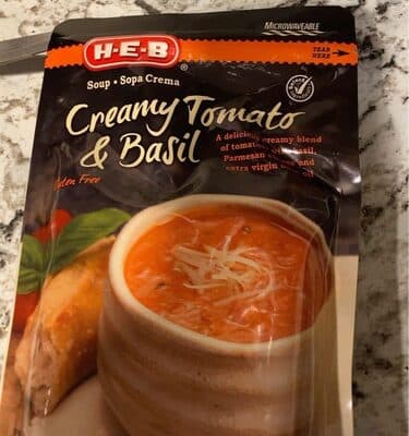 Creamy Tomato & Basil Soup