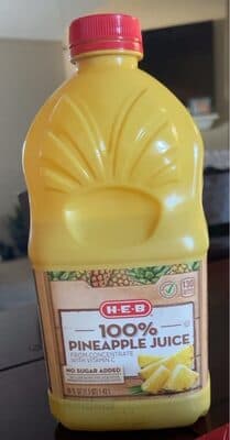 100% Pineapple Juice From Concentrate