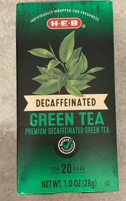 Decaffeinated Green Tea