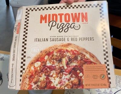 Italian Sausage & Red Peppers Stone Baked Italian Crust Pizza