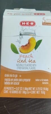 Peach Iced Tea Flavored Drink Mix To Go Packets
