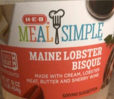 Maine Lobster Made with Cream, Lobster Meat, Butter and Sherry Wine Bisque