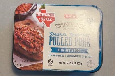 Smokehouse Smoked Seasoned Pulled Pork with BBQ Sauce