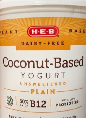 Heb coconut based yogurt