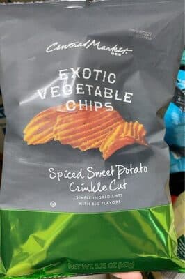 Exotic vegetable chips