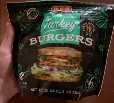 Turkey Fully Cooked Burgers