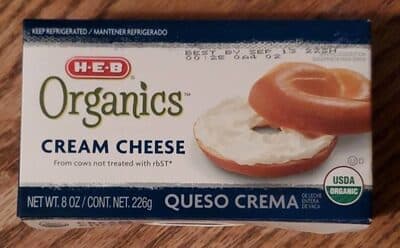 Heb Organics Cream Cheese