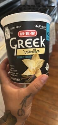 Nonfat Greek Strained Yogurt, Vanilla