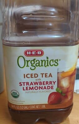 Organics Iced Tea Strawberry Lemonade