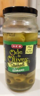 Ode to Olives Stuffed with Serrano