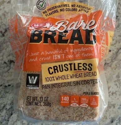 Bare Whole Wheat Bread