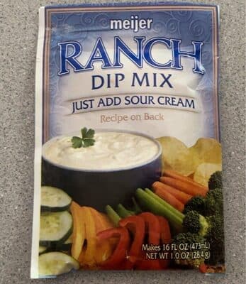 Meijer Ranch Dip Mix