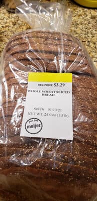 Whole Wheat Sliced Bread