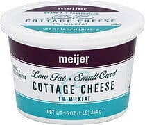 1% LOW FAT SMALL CURD COTTAGE CHEESE