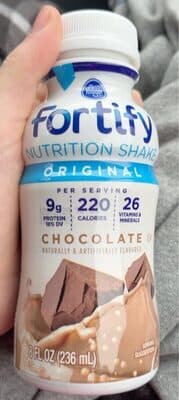 Chocolate Original Fortify Nutrition Shake