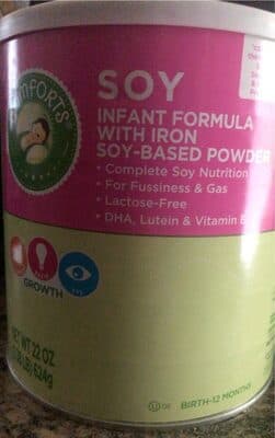 Soy infant formula