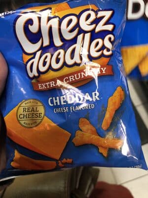 Cheddar Cheese Flavored Extra Crunchy Corn Snacks
