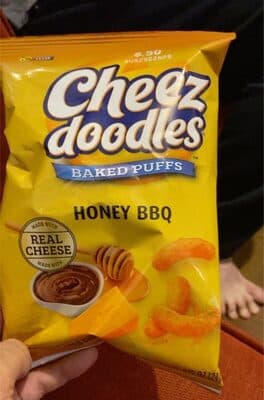 Cheez Doodles Baked Puffs Honey BBQ