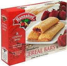 Fruit & Grain Cereal Bars, Strawberry