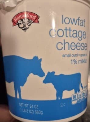 Hannaford, Lowfat Cottage Cheese