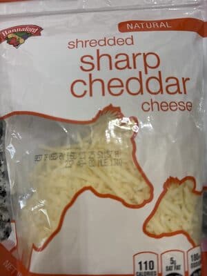 Shredded Sharp Cheddar Cheese