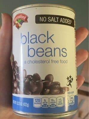 Black beans no salt added