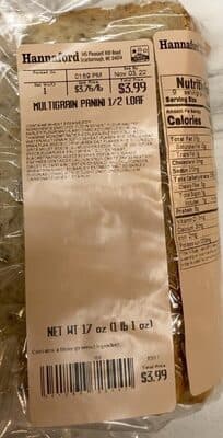 Multigrain Panini
