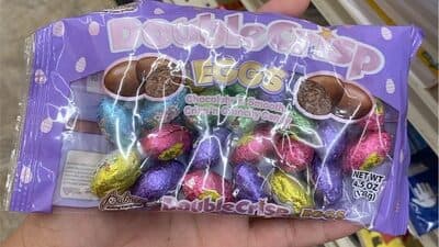 Double crisp eggs