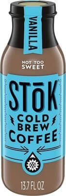 Vanilla Cold Brew Coffee Beverage