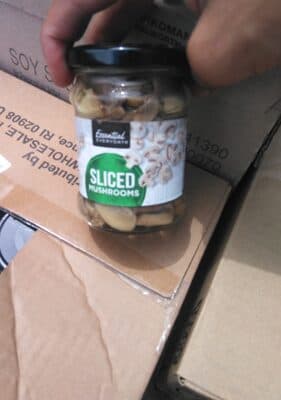 Sliced Mushrooms