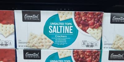 Unsalted Tops Saltine Crackers