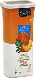 ESSENTIAL EVERYDAY, ICED TEA, PEACH
