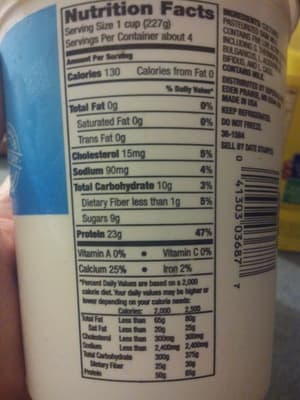 Greek Nonfat Yogurt