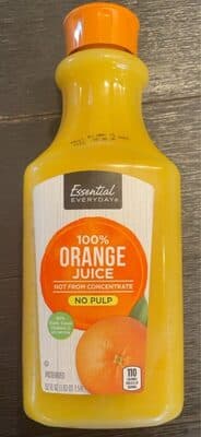 100% ORANGE JUICE, ORANGE