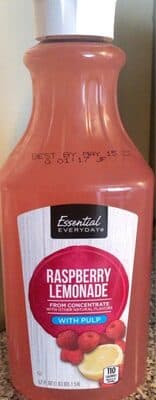 Raspberry Lemonade With Pulp From Concentrate