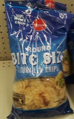 Bite Size Round Tortilla Chips