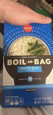 Boil-In-Bag Enriched White Rice