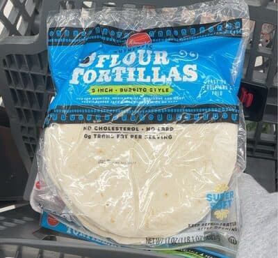 Authentic 9 Inch Burrito Style Flour Tortillas